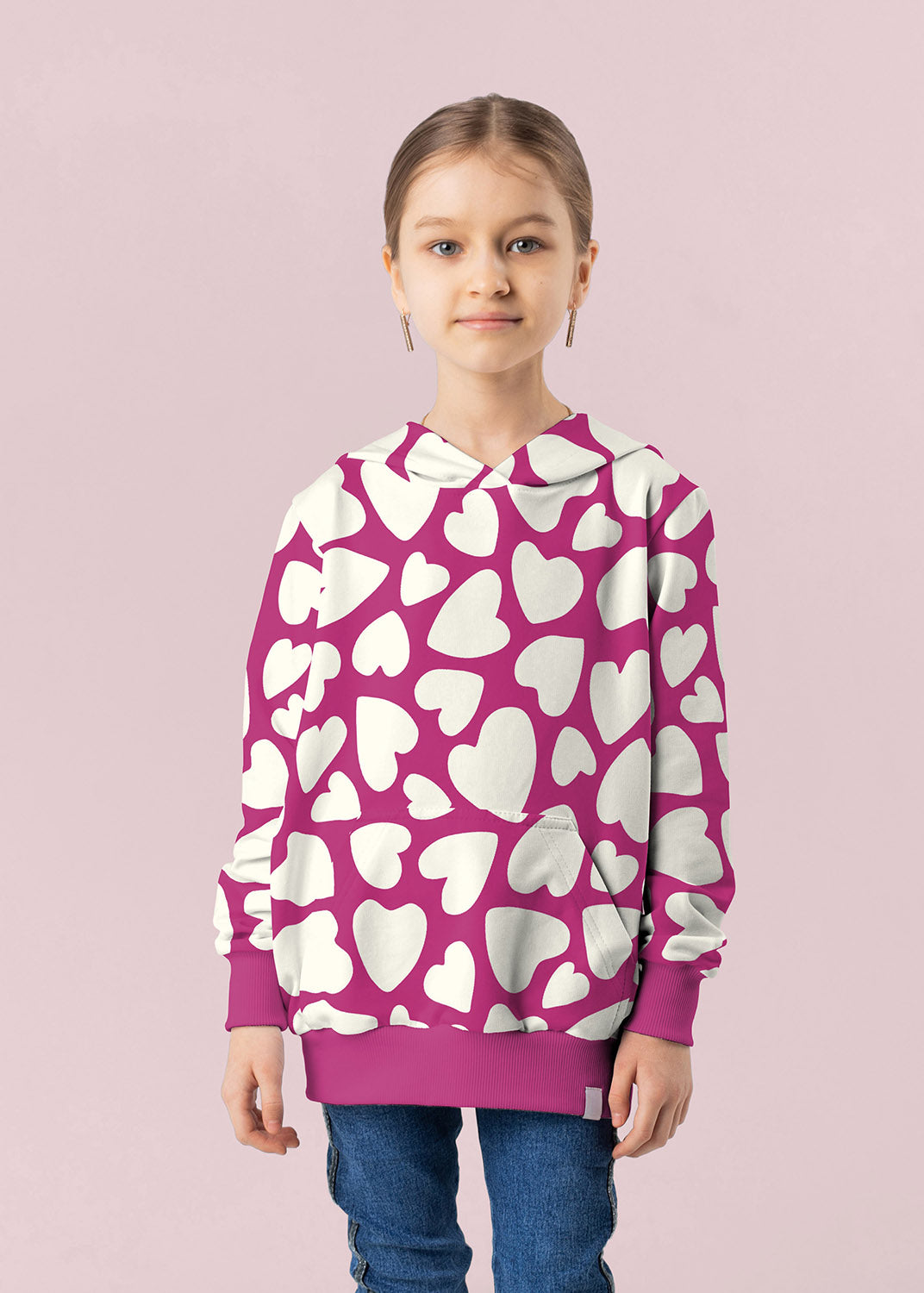 French Terry Herzen – Fuchsia