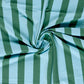 French Terry Streifen – Babyblau