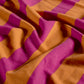 French Terry Streifen – Orange