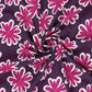 French Terry Blumen – Violett