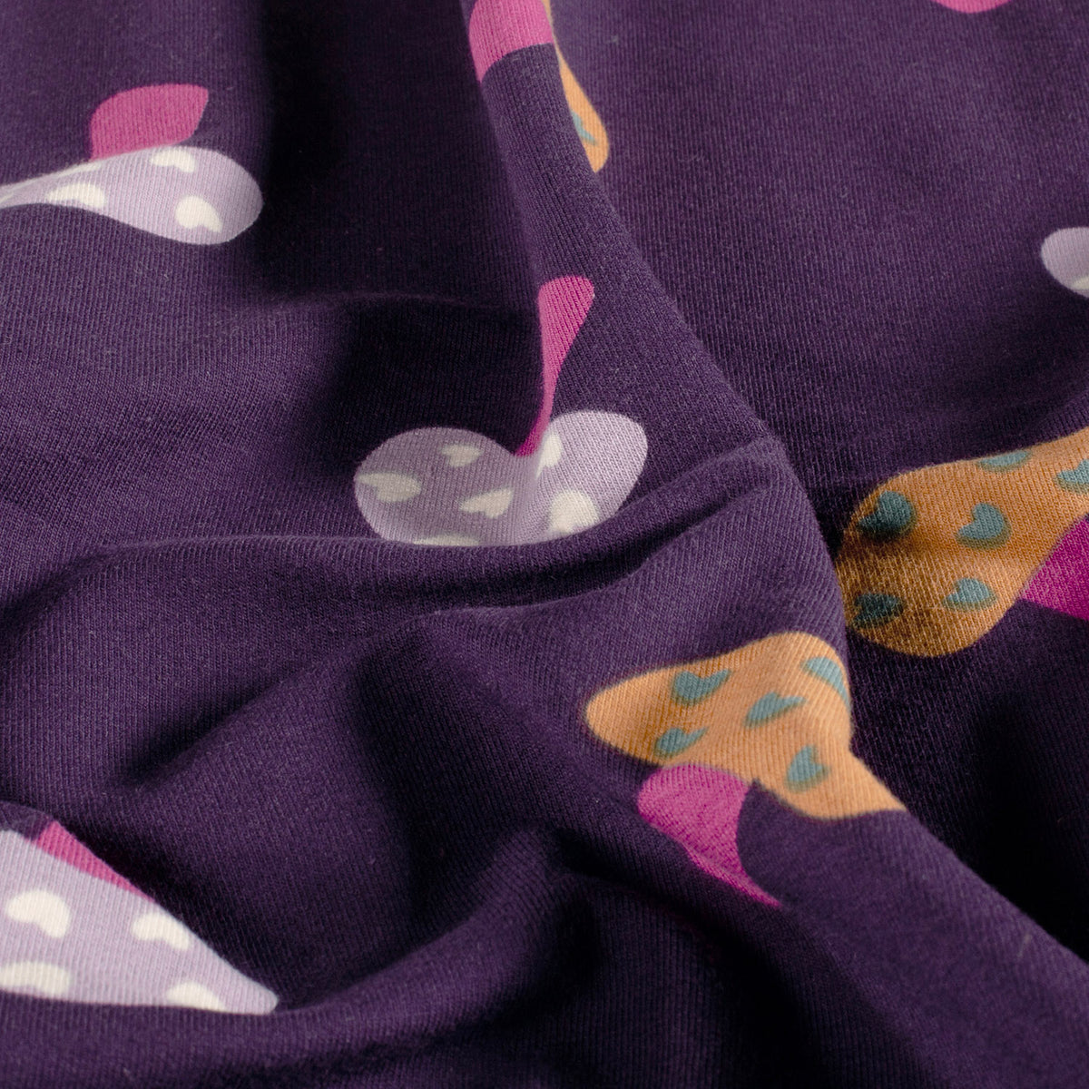French Terry Pilze – Violett