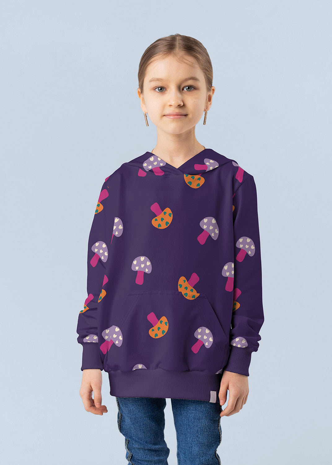 French Terry Pilze – Violett