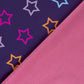 Softshell Sterne – Violett