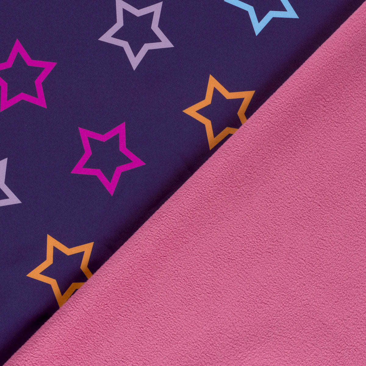 Softshell Sterne – Violett