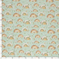 Baumwollpopeline Regenbogen – Mint