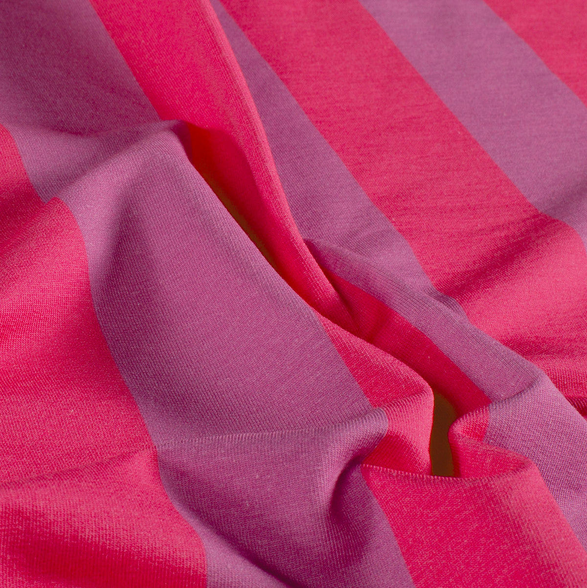 French Terry Streifen – Fuchsia