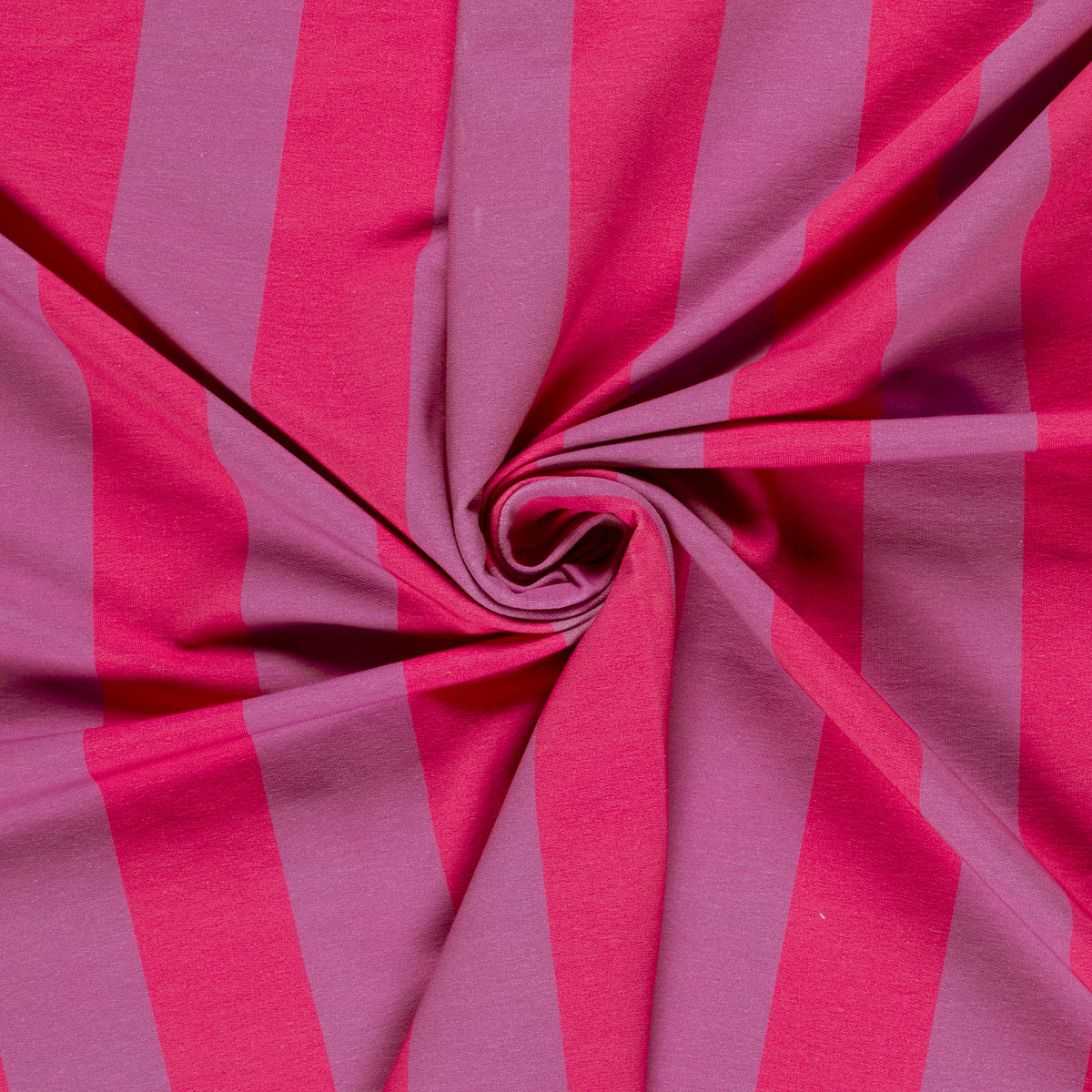 French Terry Streifen – Fuchsia