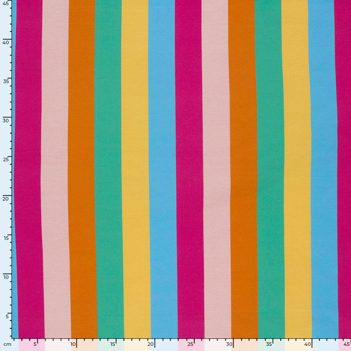 French Terry Streifen – Fuchsia