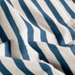 French Terry GOTS Streifen – Stahlblau