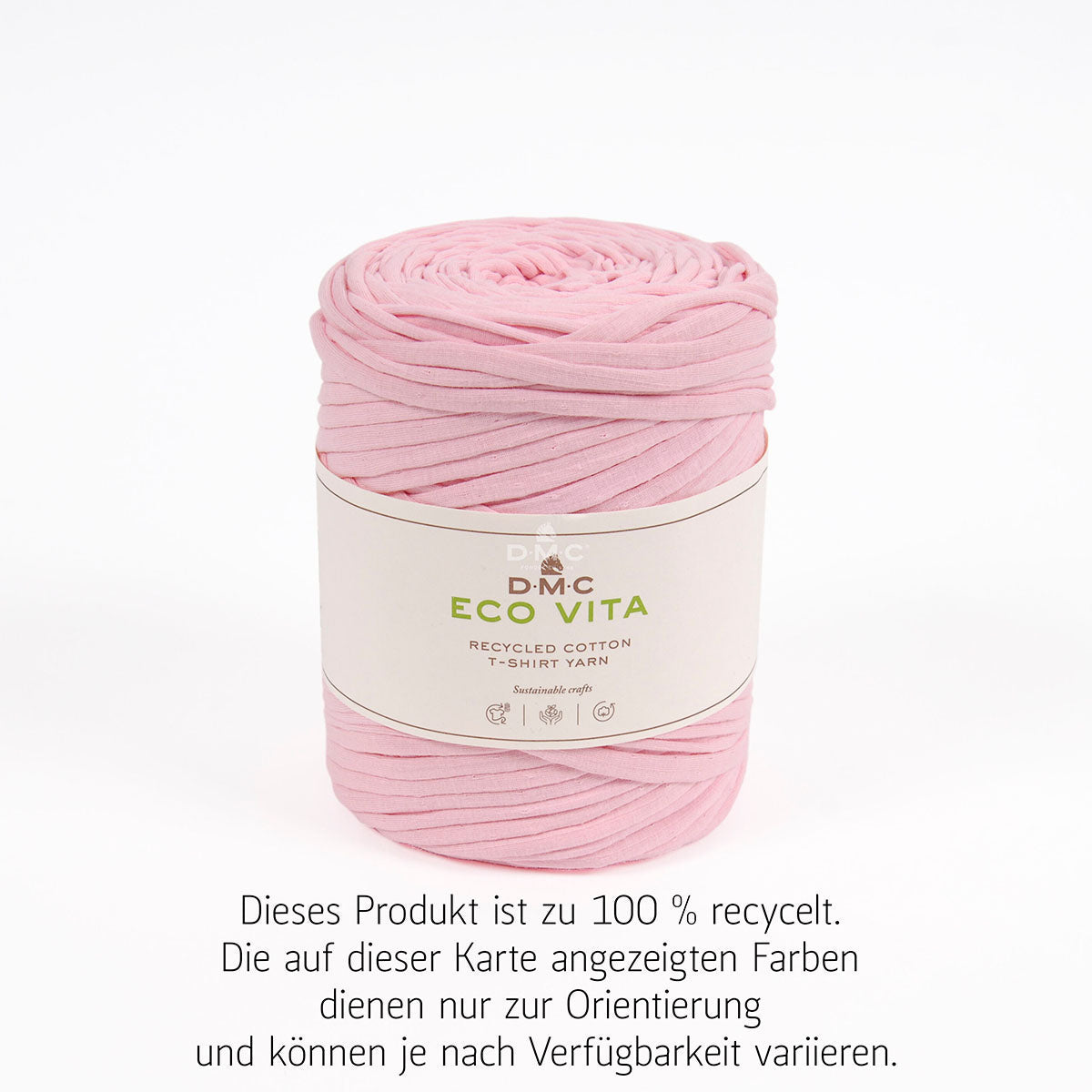 Eco Vita T-Shirt Yarn – DMC – 767 pink