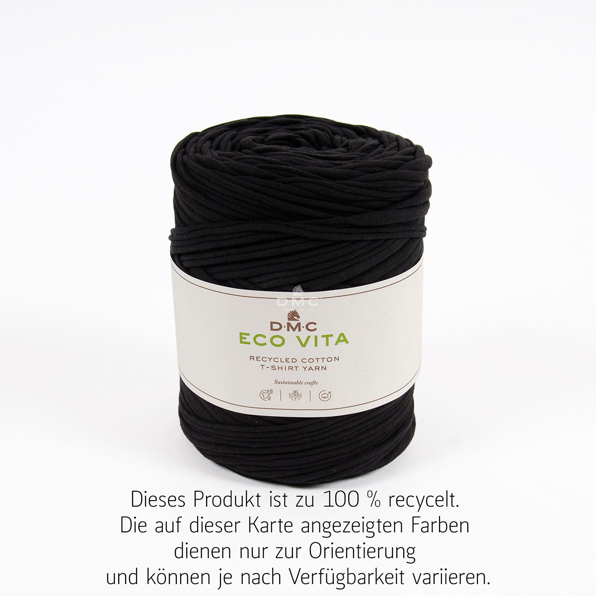 Eco Vita T-Shirt Yarn – DMC – 000 schwarz