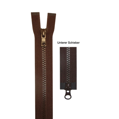 YKK Vislon-Reißverschluss – teilbar – 5 mm – 50 cm