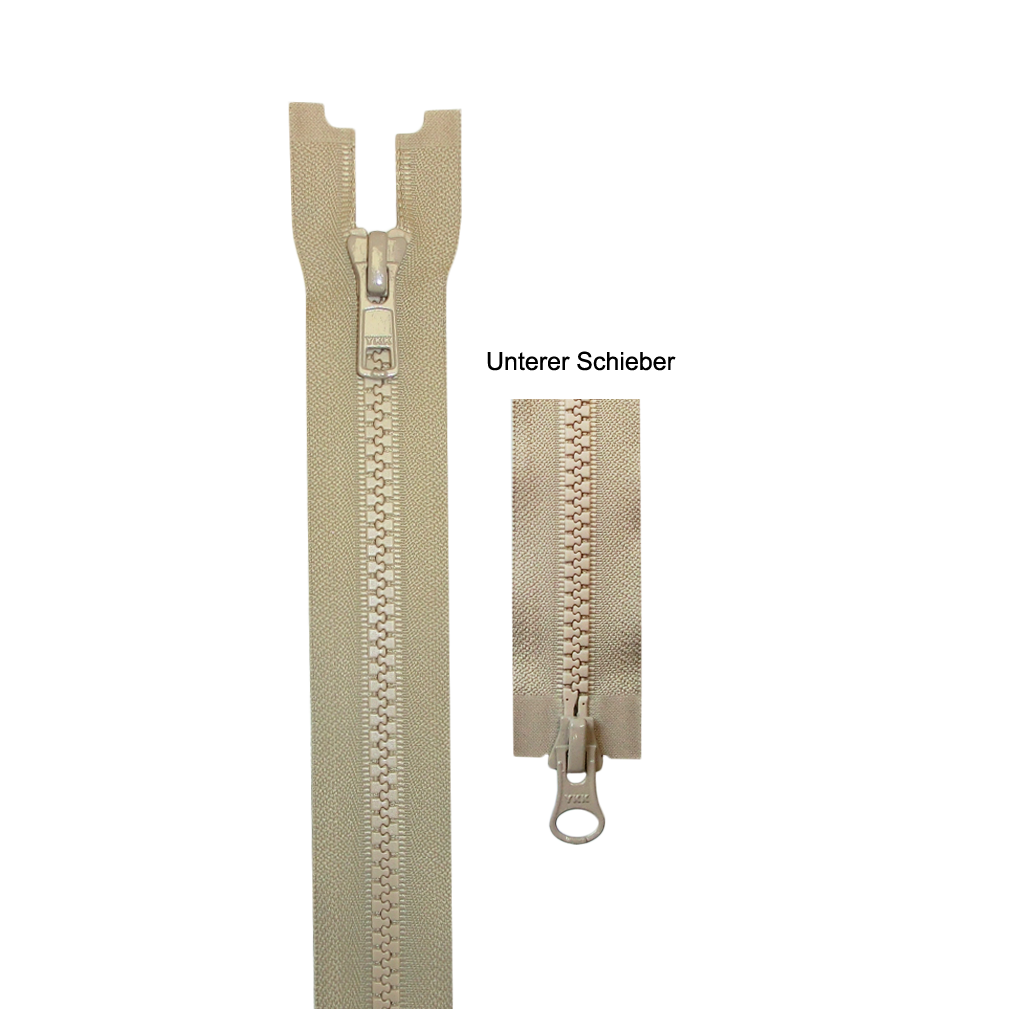YKK Vislon-Reißverschluss – teilbar – 5 mm – 40 cm