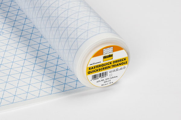 Vlieseline Rasterquick Dreieck 90cm weiß – Vlieseline Herstellerbild