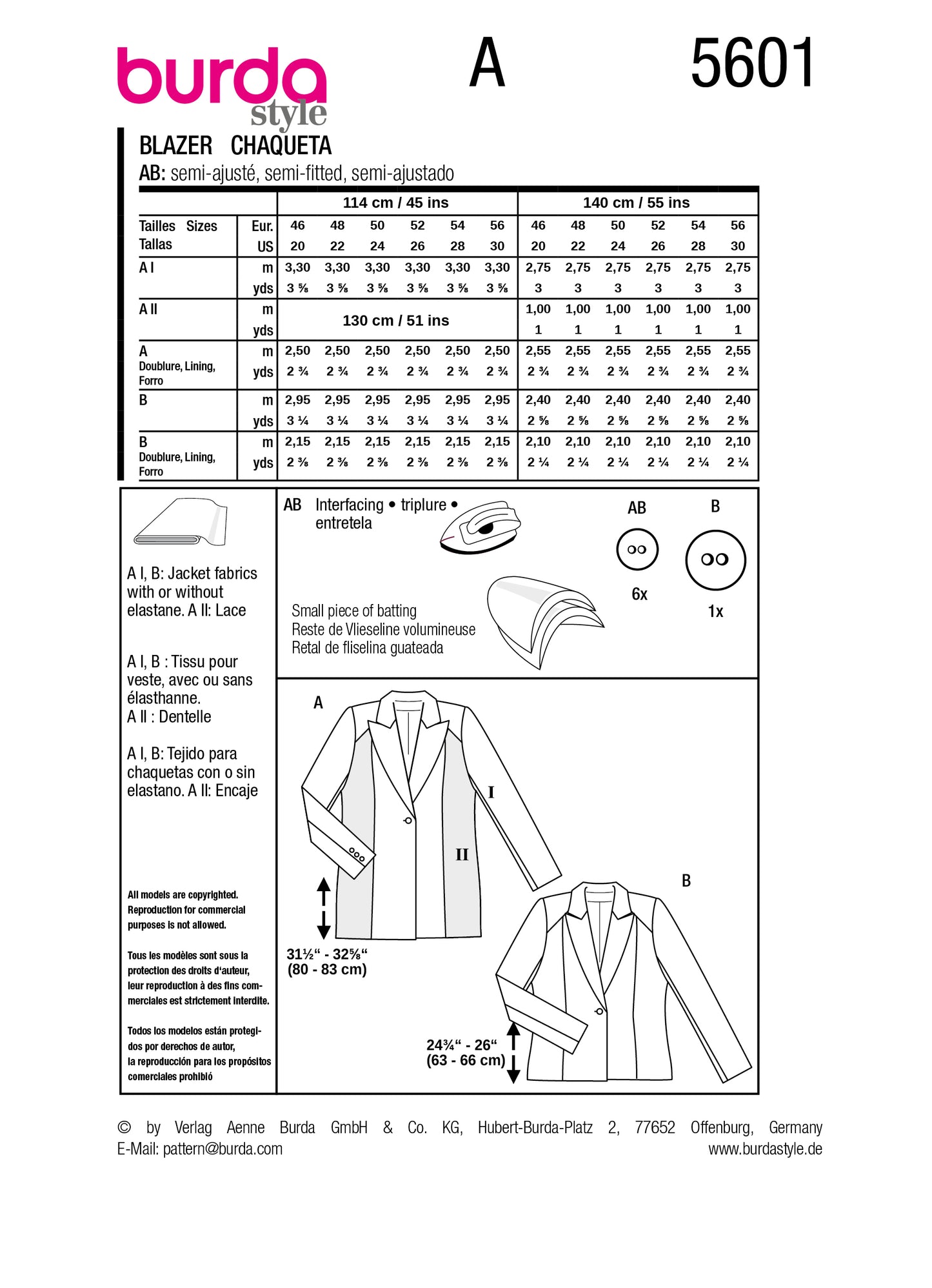 Burda 5601