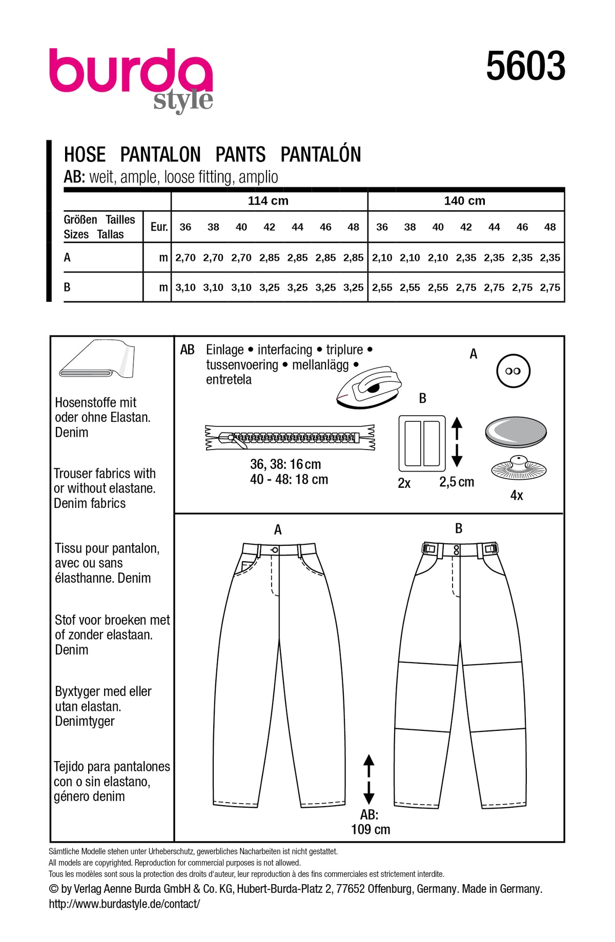 Burda 5603