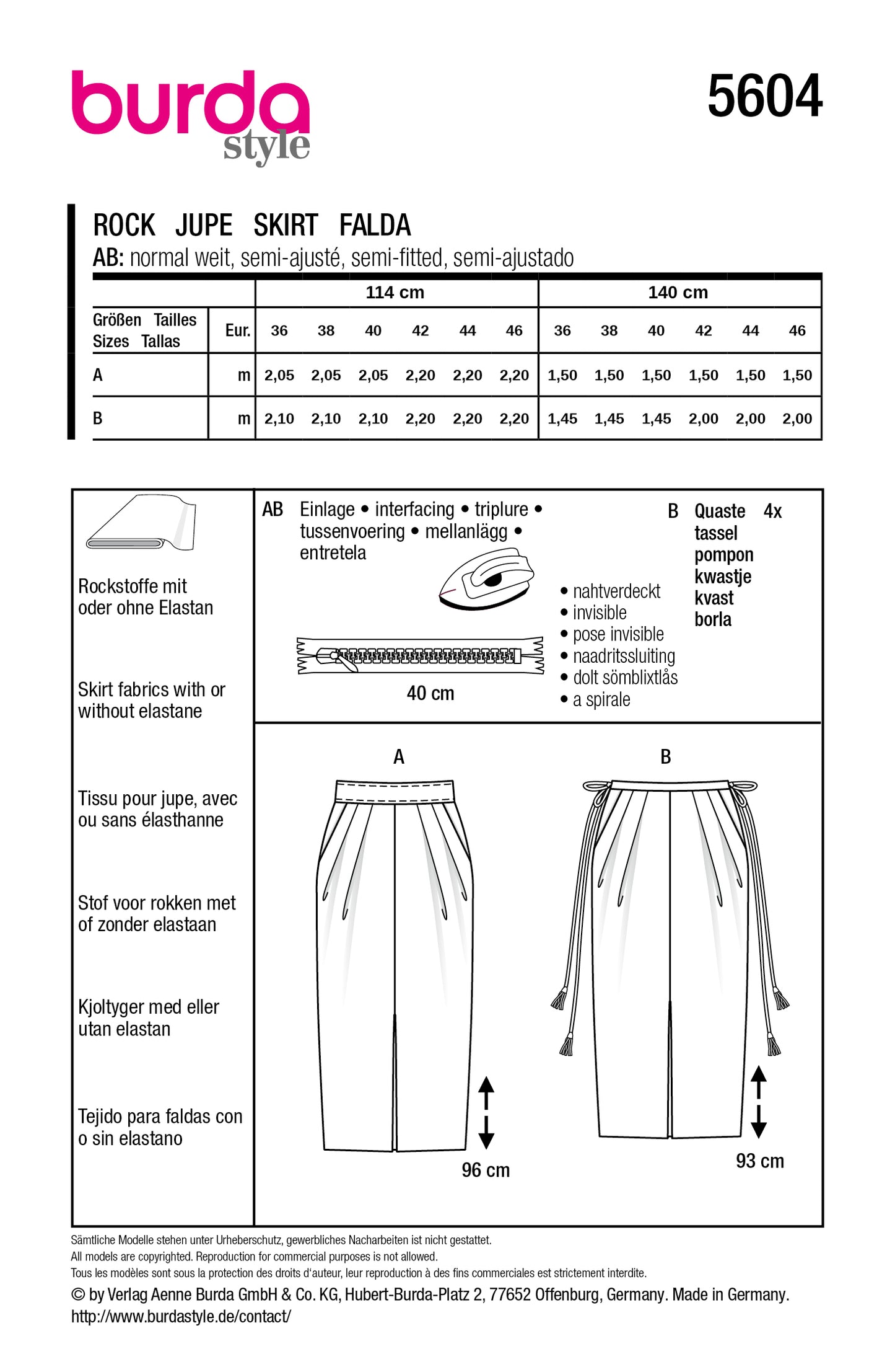 Burda 5604