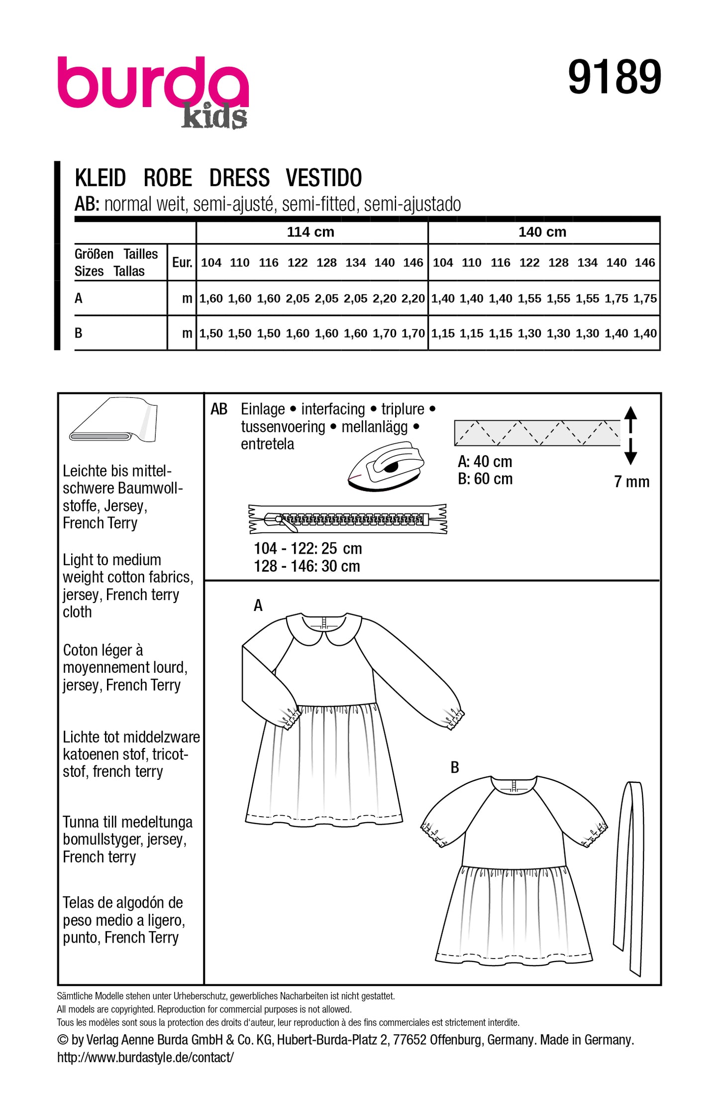 Burda 9189