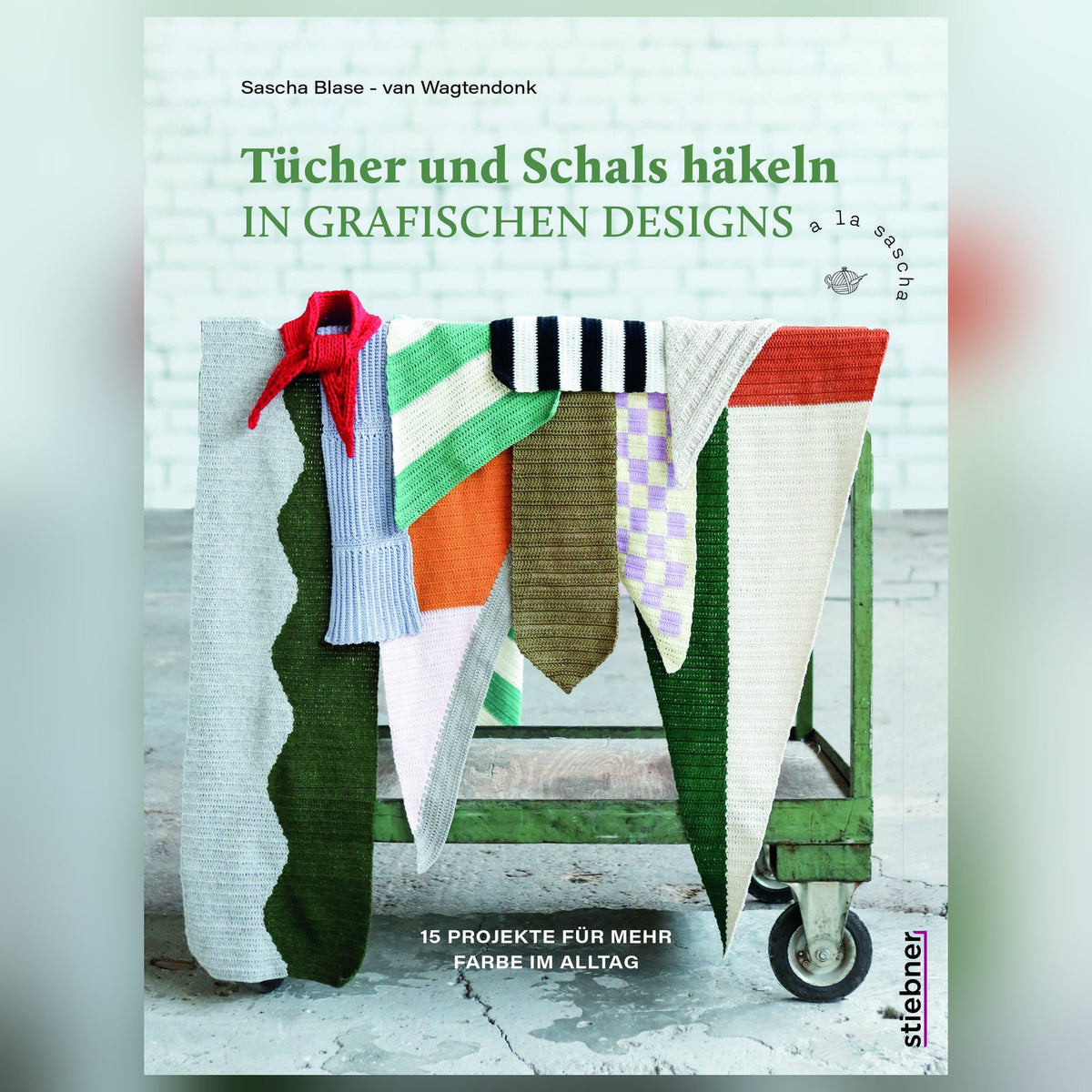 Tücher und Schals häkeln in grafischen Designs – Buchcover