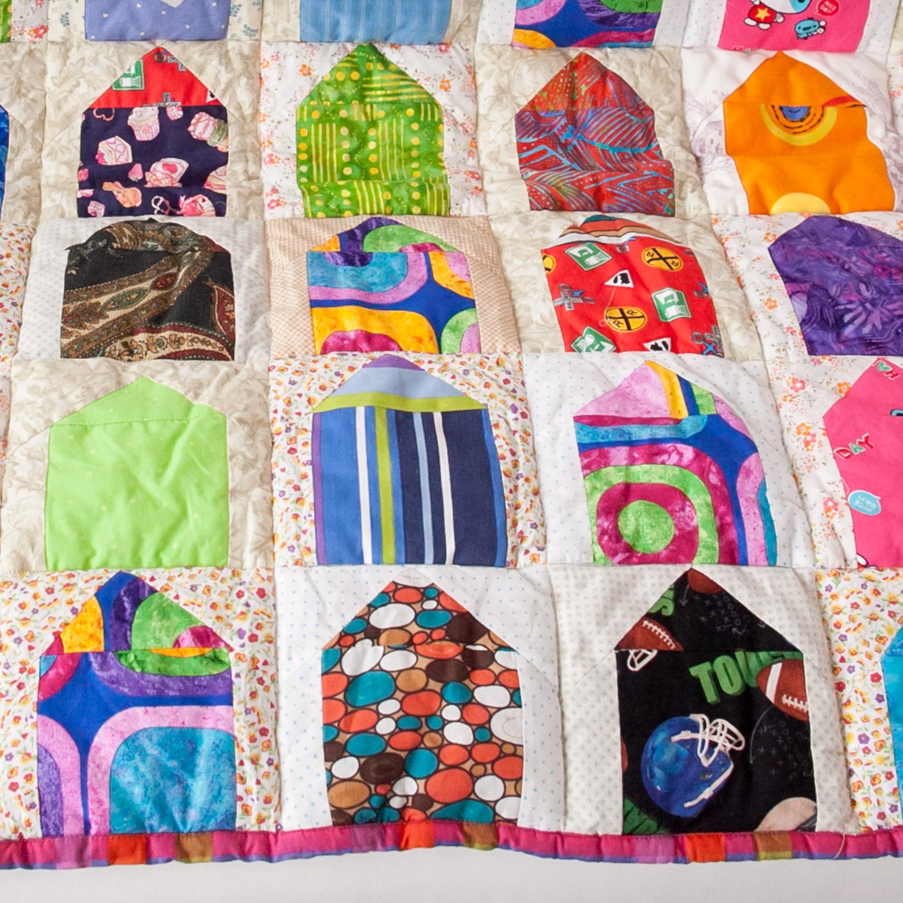Patchwork Häuser Kurs NÄHXT Regensburg