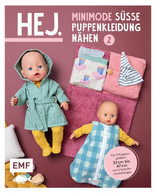 Süsse Puppenkleidung nähen Hej Teil 2