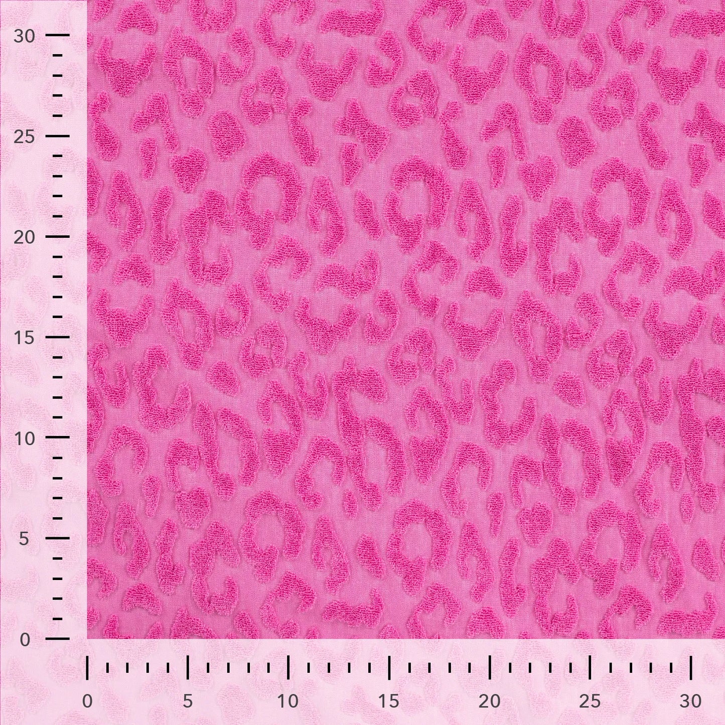 Frottee Jacquard Leo türkis