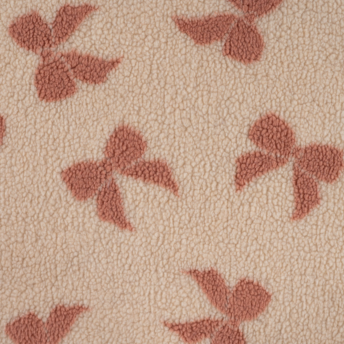 Teddyplüsch Jacquard Schleifen – Sand