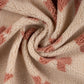 Teddyplüsch Jacquard Schleifen – Sand