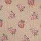 Teddyplüsch Jacquard Rosen – Sand