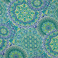 Viskose Crincle Paisley royal
