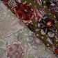ECOVERO™ Viskose-Twill Paisley-Blumen – Khaki