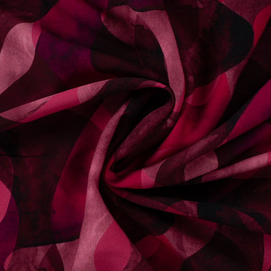 ECOVERO™ Viskose-Twill Wellen – Cyclam
