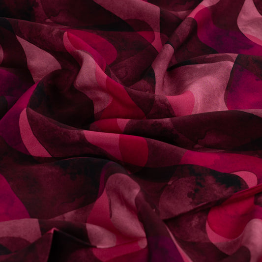 ECOVERO™ Viskose-Twill Wellen – Cyclam
