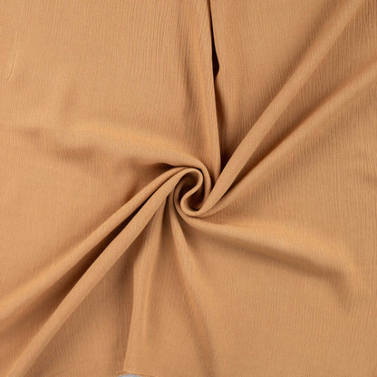 Viskose Crincle uni caramel