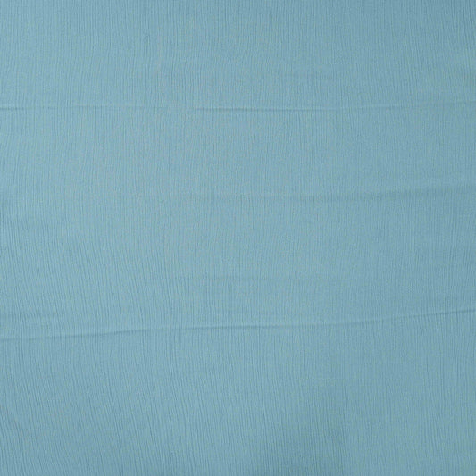Viskose Crincle uni dusty blue