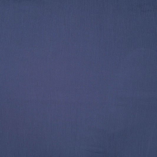 Viskose Crincle uni denim blue