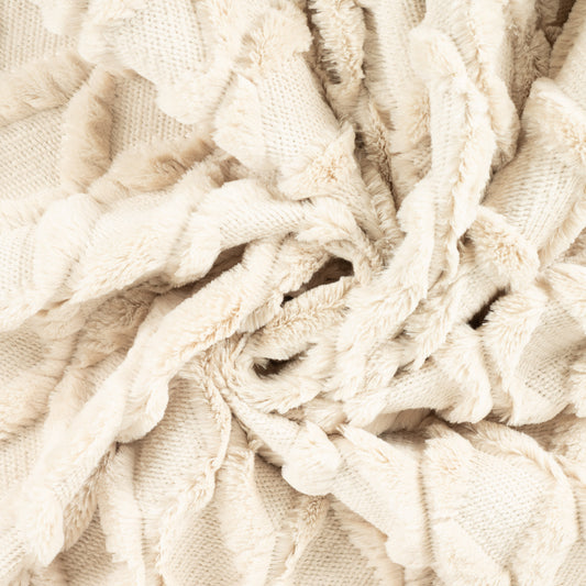 Steppstoff mit Fell Mabel – Sand