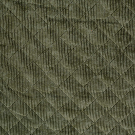 Stepp-Cordstoff – Khaki