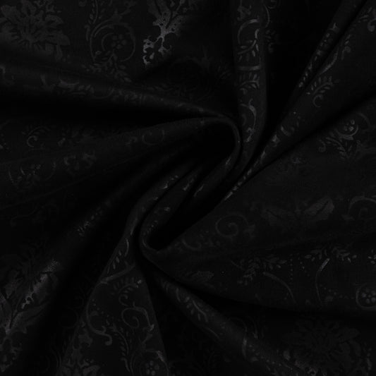 Scuba Suede geprägt – Schwarz