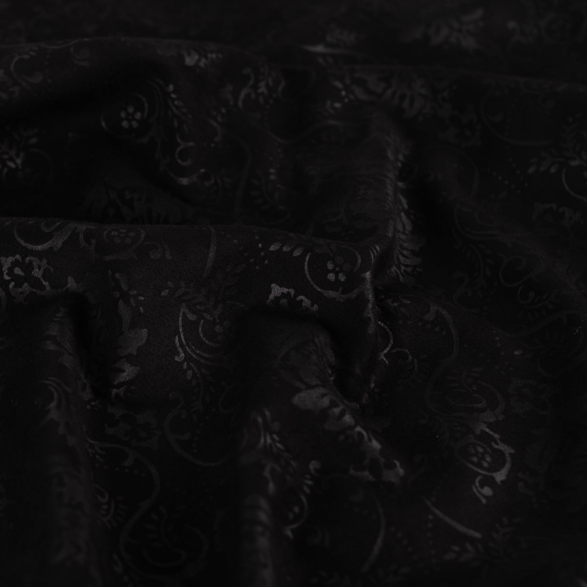 Scuba Suede geprägt – Schwarz