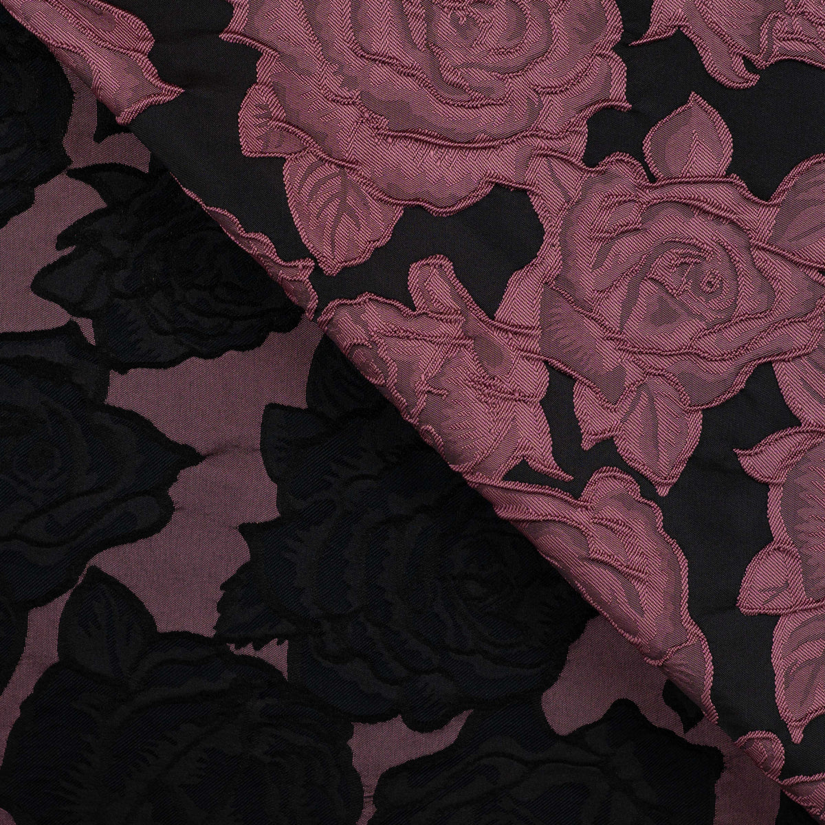 Jacquard Rosen – Weinrot