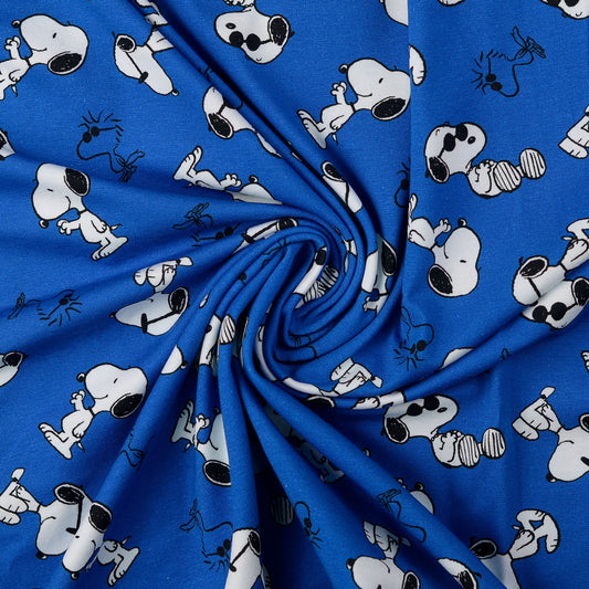 Snoopy-Jersey Peanuts-Serie blau