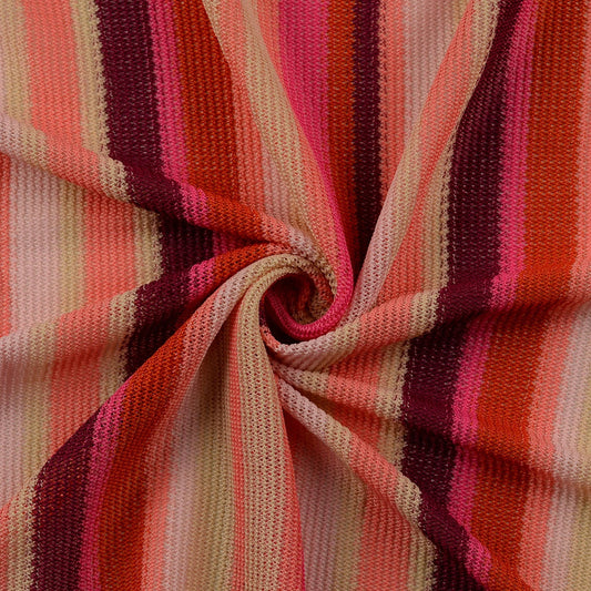 Streifenstrick rot