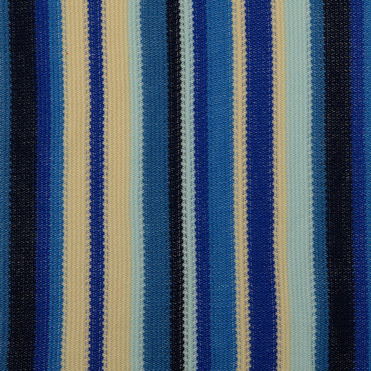 Streifenstrick blau