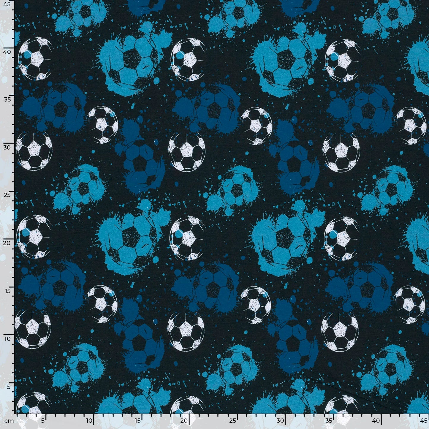 Nähset  Boxershort Fussball blau
