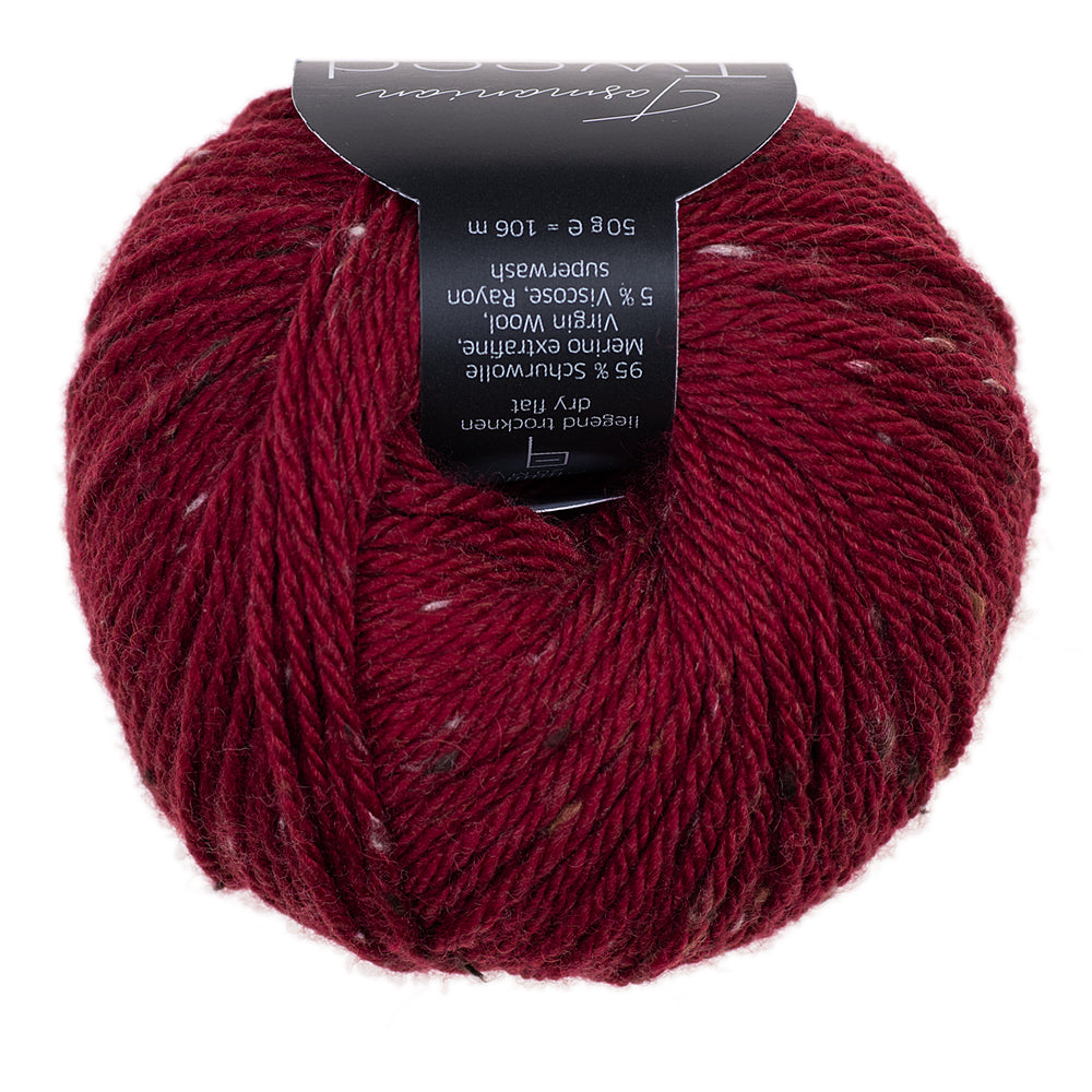 Atelier Zitron Tasmanian Tweed Farbe 21 - Dunkelrot