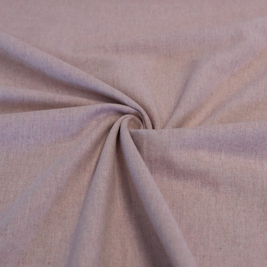 Baumwoll-Flanell GOTS – Rosa – Toptex Stoff