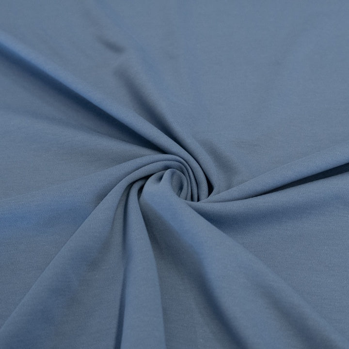 Bambus-Baumwoll-Interlock – Hellblau – Toptex Stoff