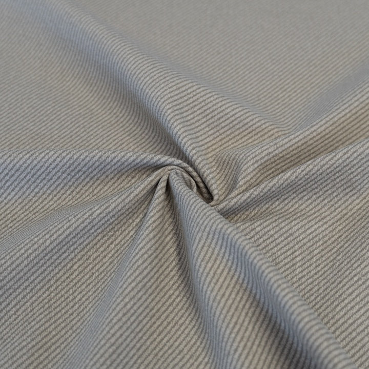 Romanitjersey mit Diagonalmuster – Hellbeige – Toptex Stoff