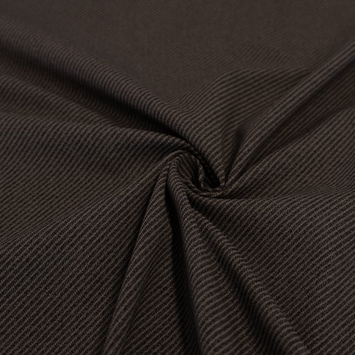 Romanitjersey mit Diagonalmuster – Braun – Toptex Stoff